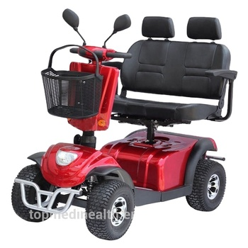 Double-Seat Mobility Scooter for Two Handicapped Mobility Scooter Electric Scooter